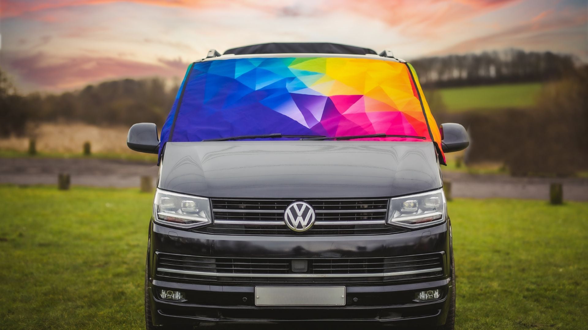 Geometric Windscreen Cover