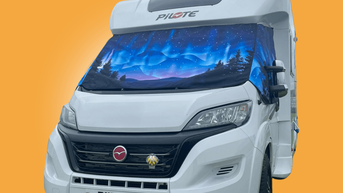 Motorhome best sale windscreen cover
